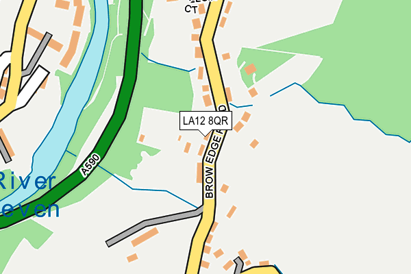 LA12 8QR map - OS OpenMap – Local (Ordnance Survey)