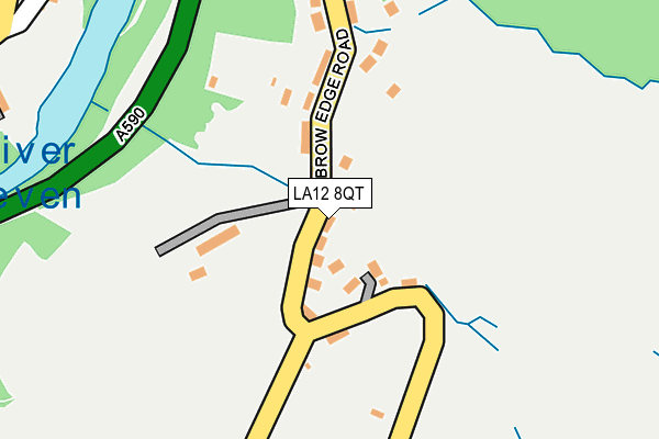 LA12 8QT map - OS OpenMap – Local (Ordnance Survey)