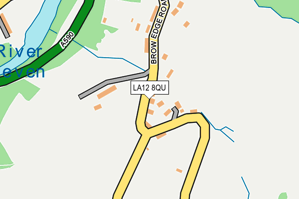LA12 8QU map - OS OpenMap – Local (Ordnance Survey)