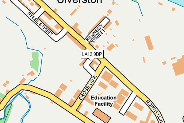 LA12 9DP map - OS OpenMap – Local (Ordnance Survey)
