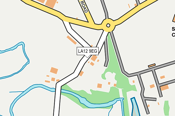 LA12 9EG map - OS OpenMap – Local (Ordnance Survey)