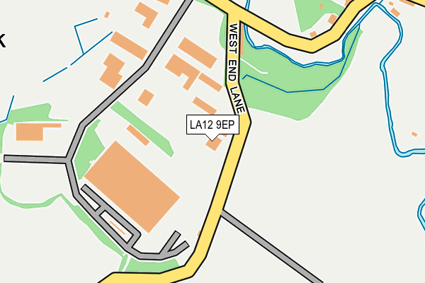 LA12 9EP map - OS OpenMap – Local (Ordnance Survey)