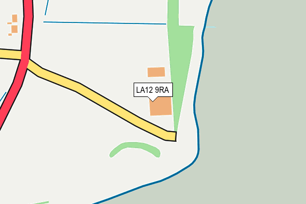 LA12 9RA map - OS OpenMap – Local (Ordnance Survey)