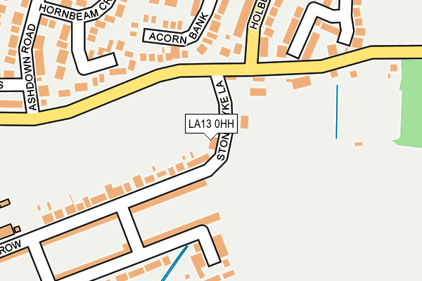 LA13 0HH map - OS OpenMap – Local (Ordnance Survey)