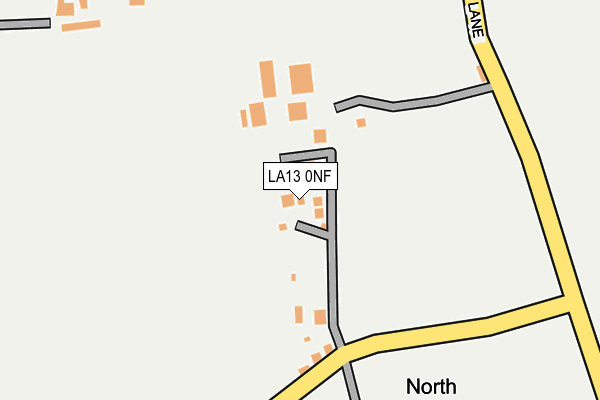 LA13 0NF map - OS OpenMap – Local (Ordnance Survey)