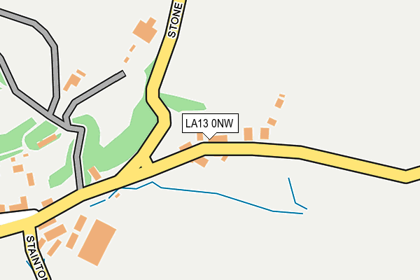 LA13 0NW map - OS OpenMap – Local (Ordnance Survey)
