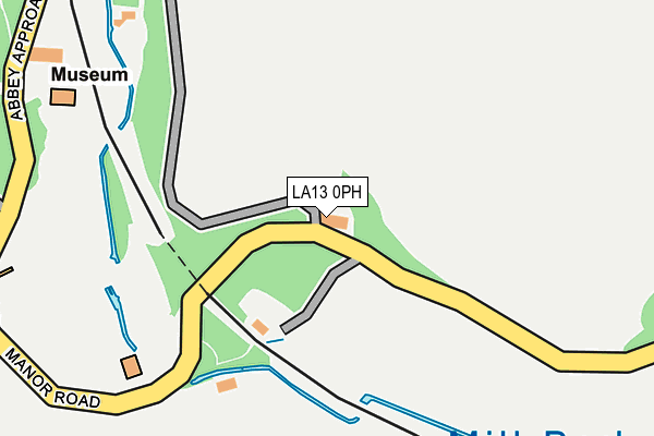 LA13 0PH map - OS OpenMap – Local (Ordnance Survey)