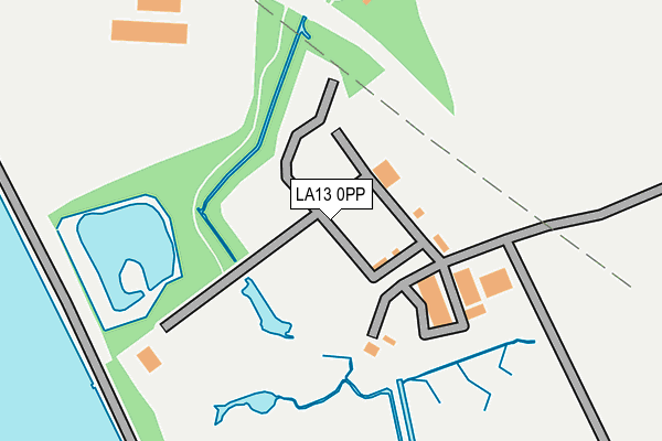 LA13 0PP map - OS OpenMap – Local (Ordnance Survey)