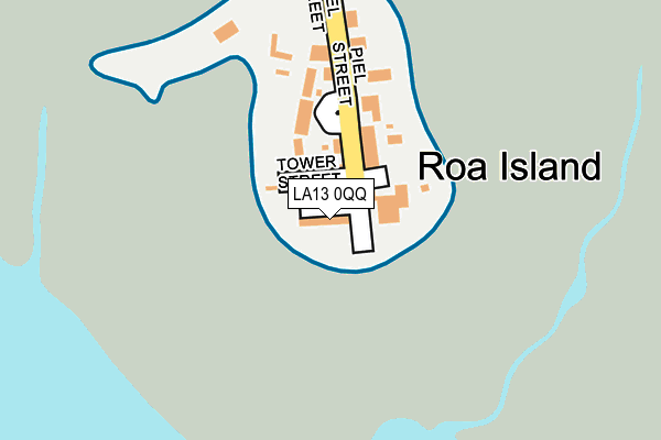 LA13 0QQ map - OS OpenMap – Local (Ordnance Survey)