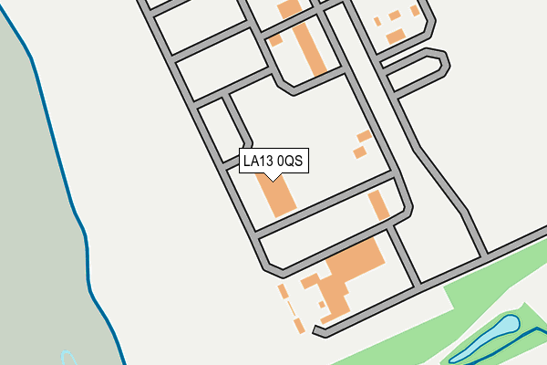 LA13 0QS map - OS OpenMap – Local (Ordnance Survey)