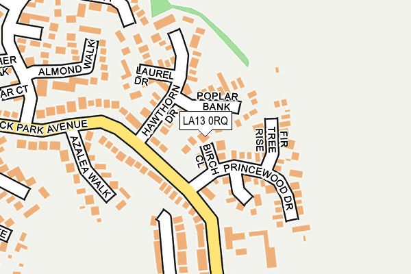 LA13 0RQ map - OS OpenMap – Local (Ordnance Survey)
