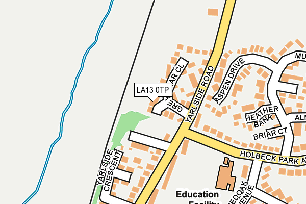 LA13 0TP map - OS OpenMap – Local (Ordnance Survey)