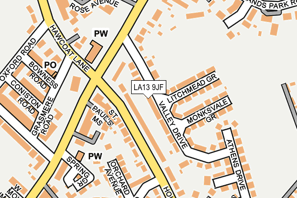 Map of BARACK PROPERTIES LTD at local scale