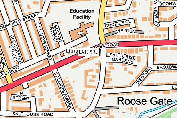 Map of MENTAL CARE LTD at local scale