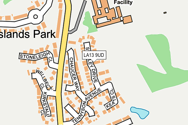 Map of MORRELL PROPERTY MANAGEMENT LTD at local scale