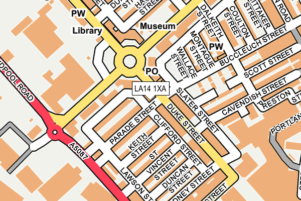 Map of MARTYN READING CARS LTD at local scale