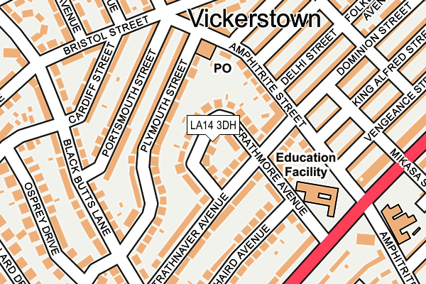 Map of WINDOW WORX LTD at local scale
