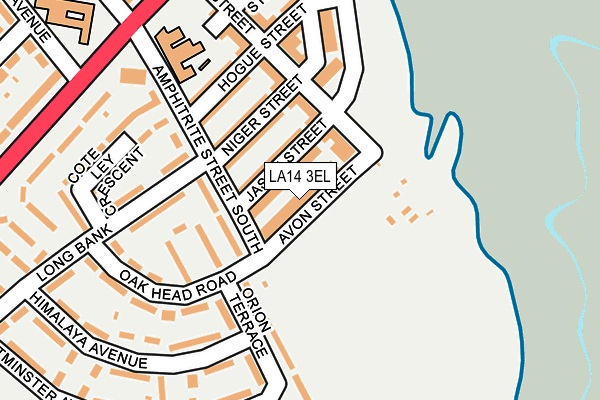 LA14 3EL map - OS OpenMap – Local (Ordnance Survey)