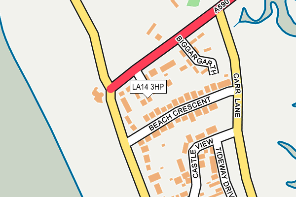 LA14 3HP map - OS OpenMap – Local (Ordnance Survey)