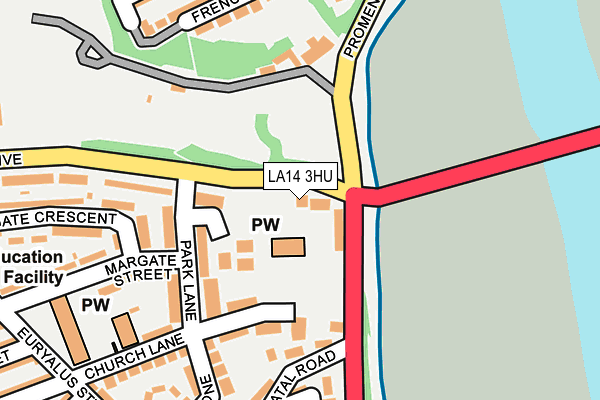 LA14 3HU map - OS OpenMap – Local (Ordnance Survey)
