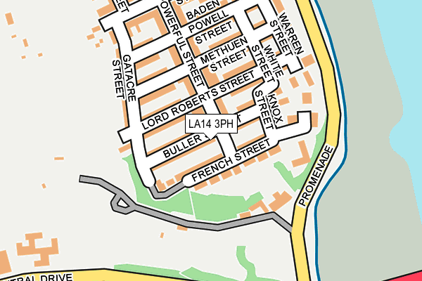 LA14 3PH map - OS OpenMap – Local (Ordnance Survey)