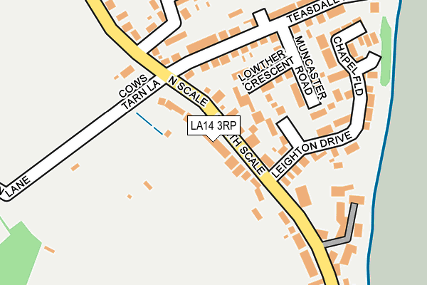 LA14 3RP map - OS OpenMap – Local (Ordnance Survey)