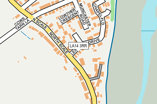 LA14 3RR map - OS OpenMap – Local (Ordnance Survey)
