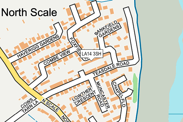 LA14 3SH map - OS OpenMap – Local (Ordnance Survey)