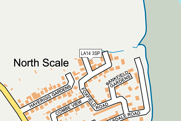 LA14 3SP map - OS OpenMap – Local (Ordnance Survey)