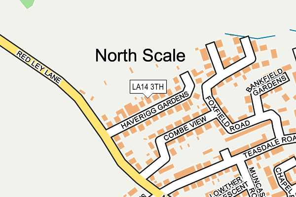 LA14 3TH map - OS OpenMap – Local (Ordnance Survey)
