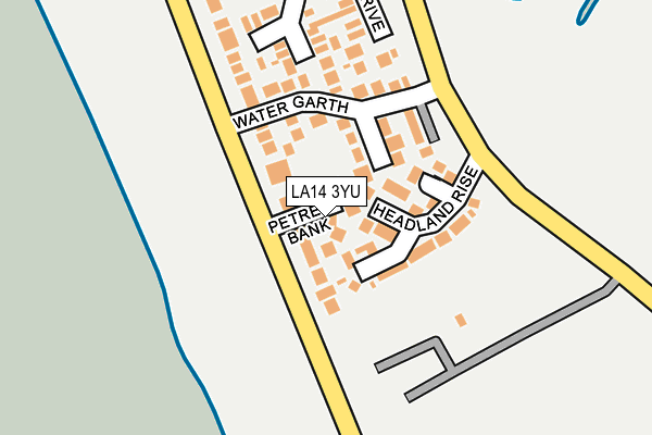 LA14 3YU map - OS OpenMap – Local (Ordnance Survey)