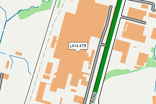 LA14 4TR map - OS OpenMap – Local (Ordnance Survey)