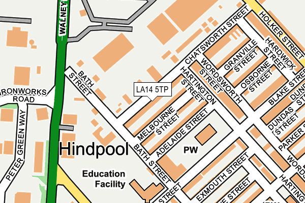 Map of AXIS LASER LTD at local scale