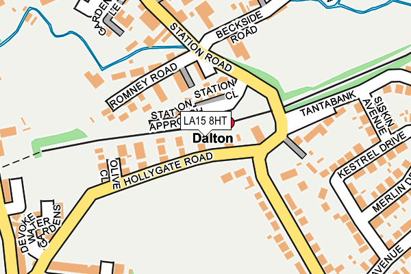 LA15 8HT map - OS OpenMap – Local (Ordnance Survey)