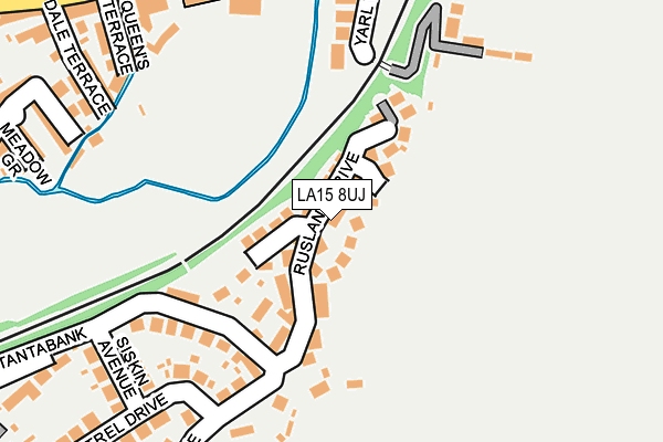 LA15 8UJ map - OS OpenMap – Local (Ordnance Survey)