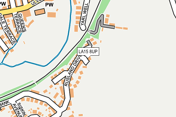 LA15 8UP map - OS OpenMap – Local (Ordnance Survey)