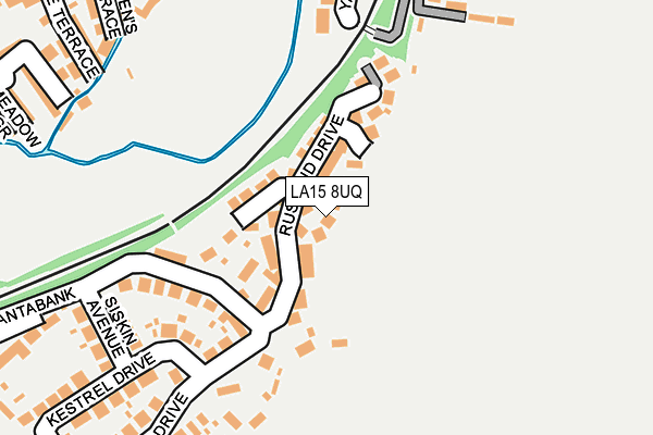 LA15 8UQ map - OS OpenMap – Local (Ordnance Survey)