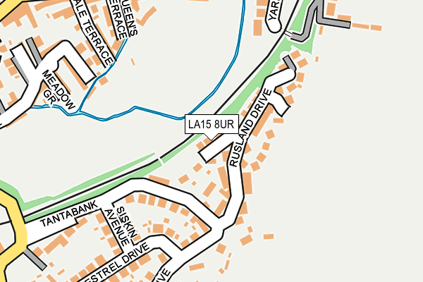 LA15 8UR map - OS OpenMap – Local (Ordnance Survey)