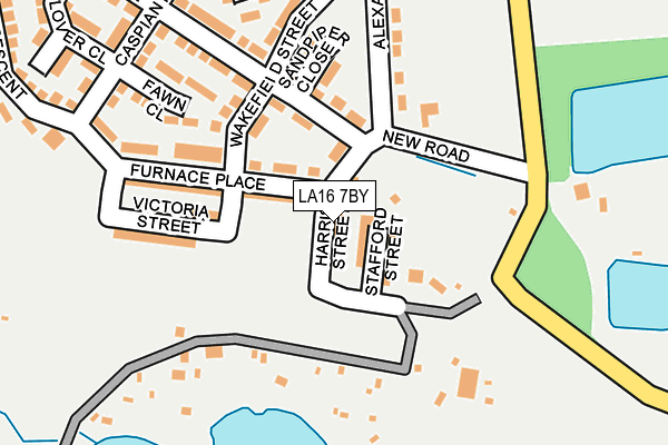 LA16 7BY map - OS OpenMap – Local (Ordnance Survey)