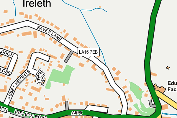 LA16 7EB map - OS OpenMap – Local (Ordnance Survey)