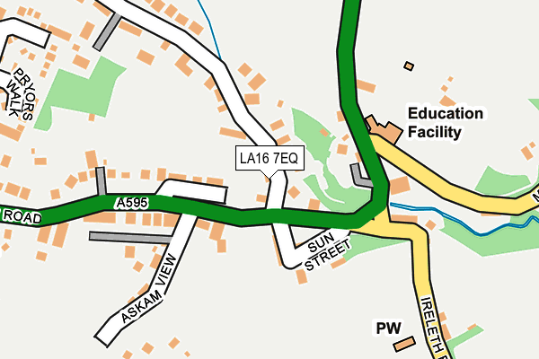 LA16 7EQ map - OS OpenMap – Local (Ordnance Survey)