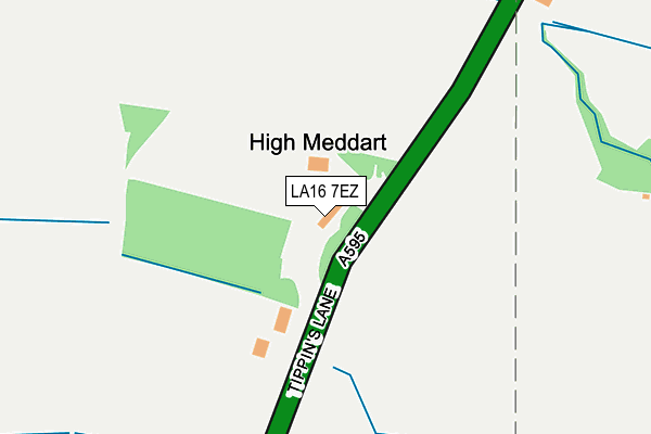 LA16 7EZ map - OS OpenMap – Local (Ordnance Survey)