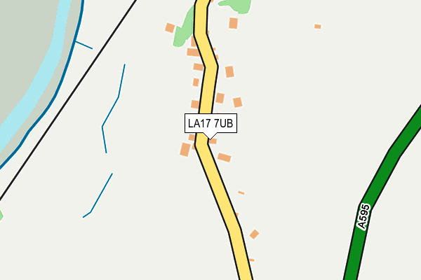 LA17 7UB map - OS OpenMap – Local (Ordnance Survey)