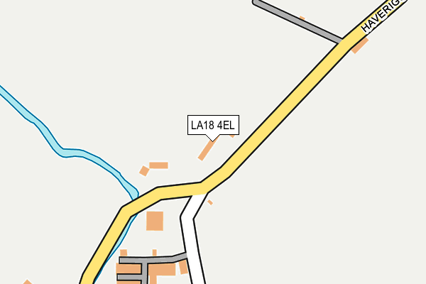 LA18 4EL map - OS OpenMap – Local (Ordnance Survey)
