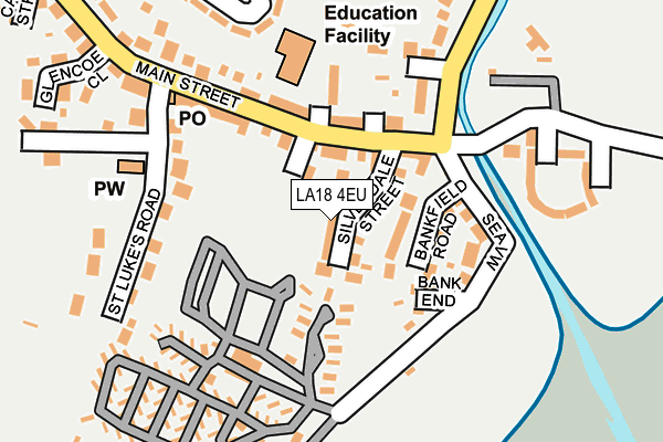 LA18 4EU map - OS OpenMap – Local (Ordnance Survey)