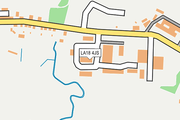 LA18 4JS map - OS OpenMap – Local (Ordnance Survey)