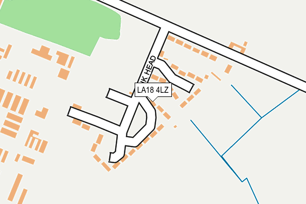 LA18 4LZ map - OS OpenMap – Local (Ordnance Survey)