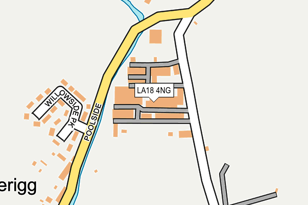 LA18 4NG map - OS OpenMap – Local (Ordnance Survey)