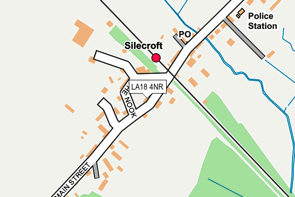 LA18 4NR map - OS OpenMap – Local (Ordnance Survey)