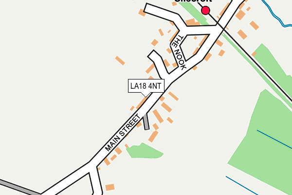 LA18 4NT map - OS OpenMap – Local (Ordnance Survey)